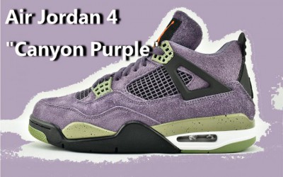 Data de lançamento do Air Jordan 4 WMNS “Canyon Purple” para 11 de agosto