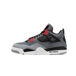 Air Jordan 4 Retro "infravermelho" cinza escuro/infravermelho 23-preto-cimento cinza para homens