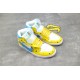 Air Jordan 1 High SpongeBob Yellow/Blue 556298-002 Men Women