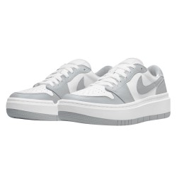 Air Jordan 1 Elevate Low "Wolf Grey" White/Wolf Grey DH7004-100 For Women