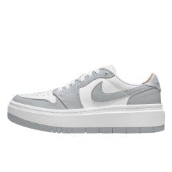 Air Jordan 1 Elevate Low "Wolf Grey" White/Wolf Grey DH7004-100 For Women