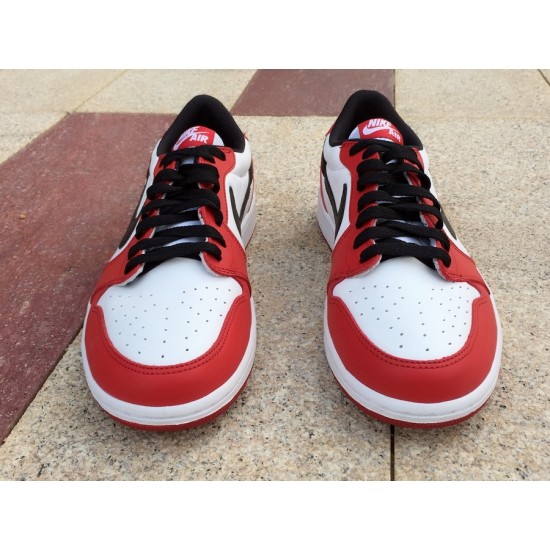 Air Jordan 1 Low OG Chicago Varsity Red/Black-White For Men