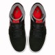 Air Jordan 1 Mid Black/Red Particle Grey For Men & Women