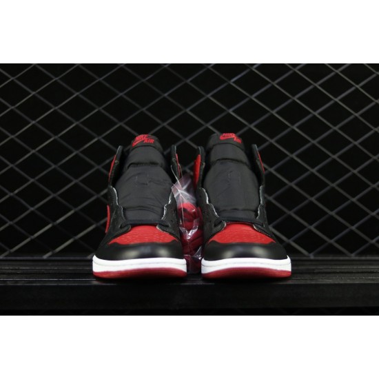 Air Jordan 1 Retro High OG Bred Black/Varsity Red-White 555088-001 For Men