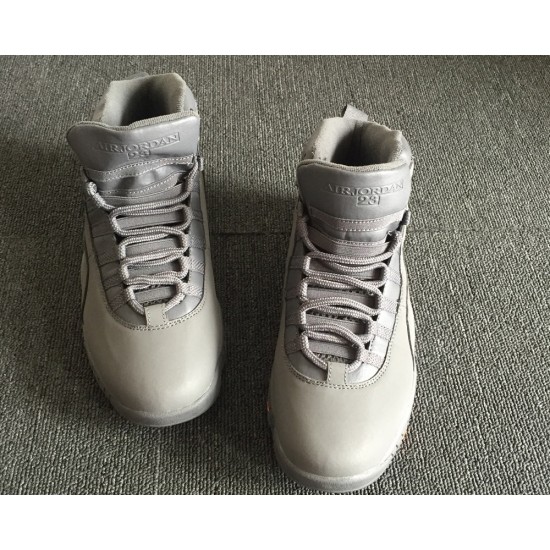 Air Jordan 10 Cool Grey/White-Cool Grey For Men