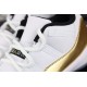 Air Jordan 11 Low Branco Dourado Olympic para homens e mulheres