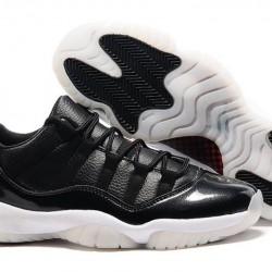 Air Jordan 11 Retro Low "72-10" Black White For Men and Women
