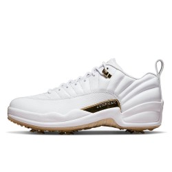 Air Jordan 12 Golf Metallic Gold Bianco/Metallic Gold/Malachite/Bianco per gli uomo