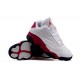 Air Jordan 13 Low Chicago White Black Red For Men