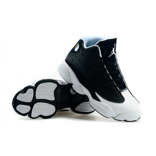Air Jordan 13 Oreo Custom Black White For Men