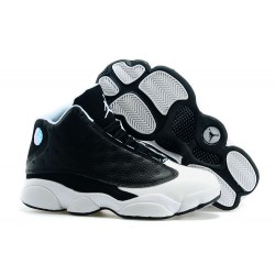 Air Jordan 13 "Oreo" Custom Black White For Men