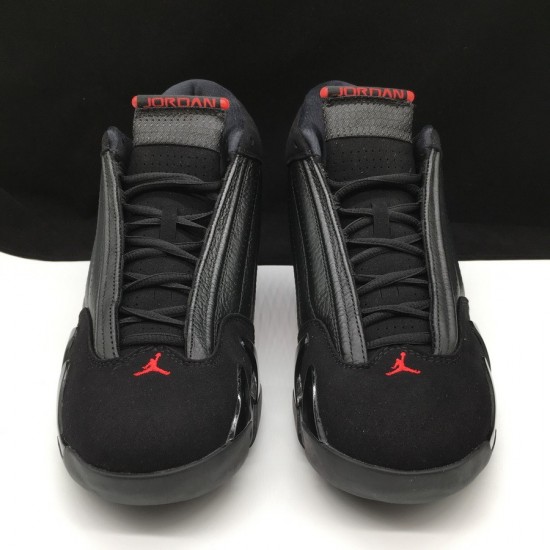 Air Jordan 14 Last Shot 2018 Black Varsity Red For Men