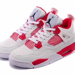 Air Jordan 4 "Alternate 89" White/Black-Gym Red For Men