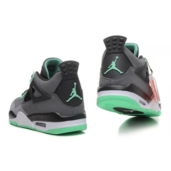 Air Jordan 4 Retro Green Glow Dark Grey/Green Glow-Cement Grey-Black 2013 Release For Men