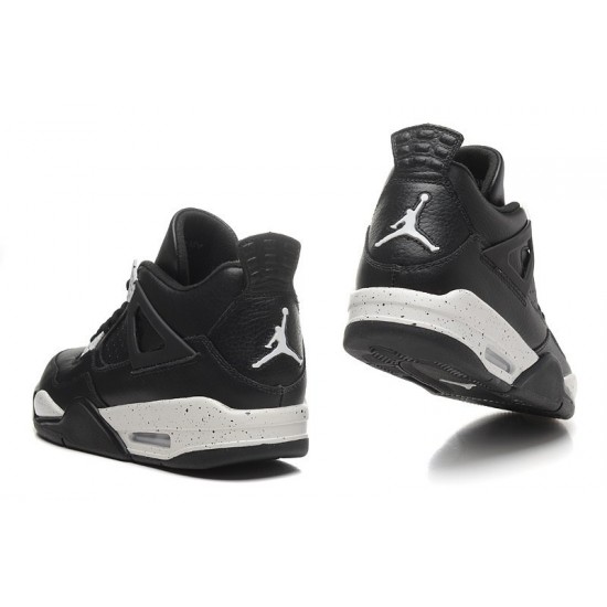 Air Jordan 4 Retro Oreo 2015 Black/Tech Grey-Black For Men