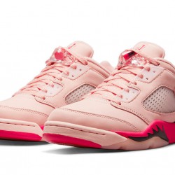 Air Jordan 5 Low "Girls That Hoop" Arctic Pink/Siren Red-Black For Women