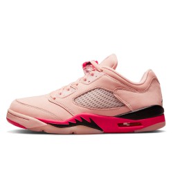 Air Jordan 5 Low "Girls That Hoop" Arctic Pink/Siren Red-Black For Women