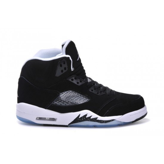 Air Jordan 5 (V) Retro Oreo Black/Cool Grey-White For Men