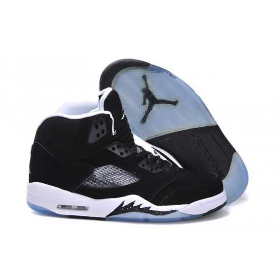 Air Jordan 5 (V) Retro Oreo Black/Cool Grey-White For Men