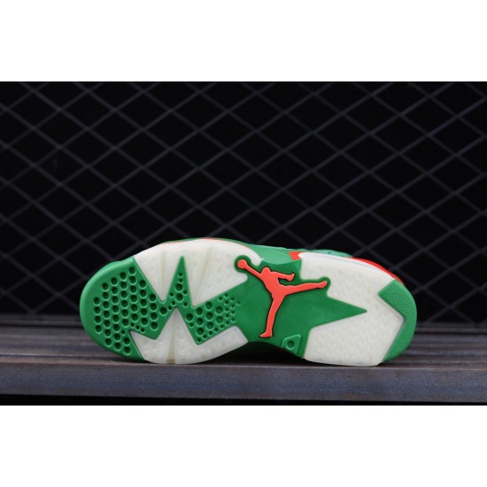 Air Jordan 6 Gatorade Green/Team Orange-Summit White For Men