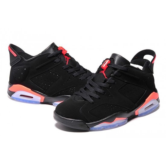 Air Jordan 6 Retro Low Black/Infrared 23-Black For Men and Women