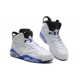 Air Jordan VI (6) Retro Sport Blue White/Sport Blue-Black For Men