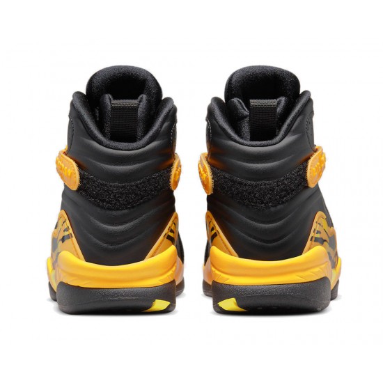 Air Jordan 8 Retro Taxi Yellow Black Black/Taxi-Opti Yellow For Men