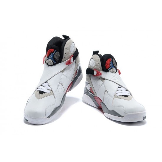 Air Jordans 8 Retro Bugs Bunny White/Hyper Blue-True Red-Flint Grey For Men and Women