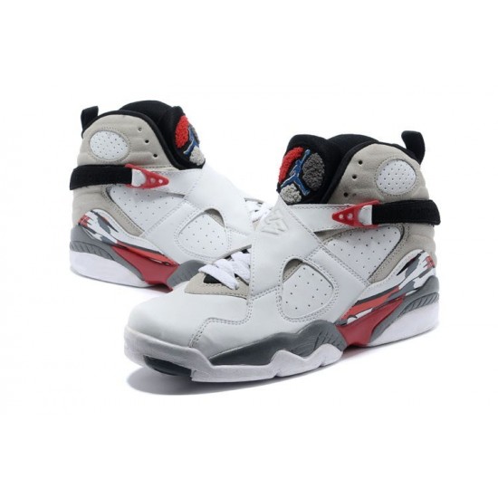 Air Jordans 8 Retro Bugs Bunny White/Hyper Blue-True Red-Flint Grey For Men and Women