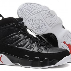 Air Jordan 9 Black/White-Varsity Red For Men