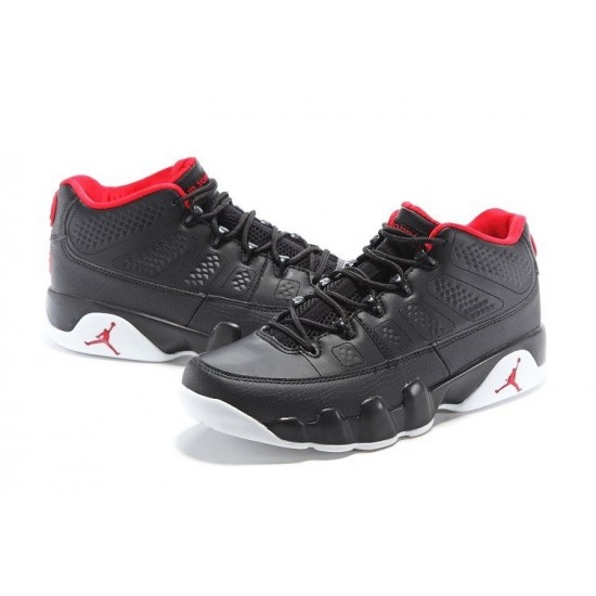 Air Jordan 9 Low Chicago Black/White-Gym Red For Men