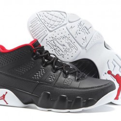 Air Jordan 9 Low 'Chicago' Zwart/Wit-Sportschool Rood Voor Heren