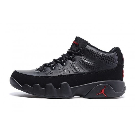 Air Jordan 9 (IX) Retro Low Black Red For Men