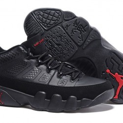 Air Jordan 9 (IX) Retro Low Black Red For Men