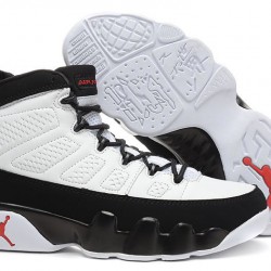 Air Jordan 9 White/Varsity Red-Black For Men