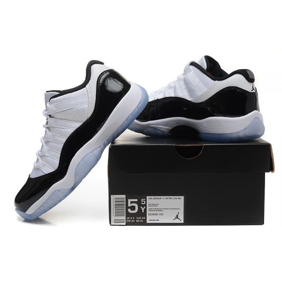Air Jordan XI (11) Low Concord White/Black-Concord For Men and Women