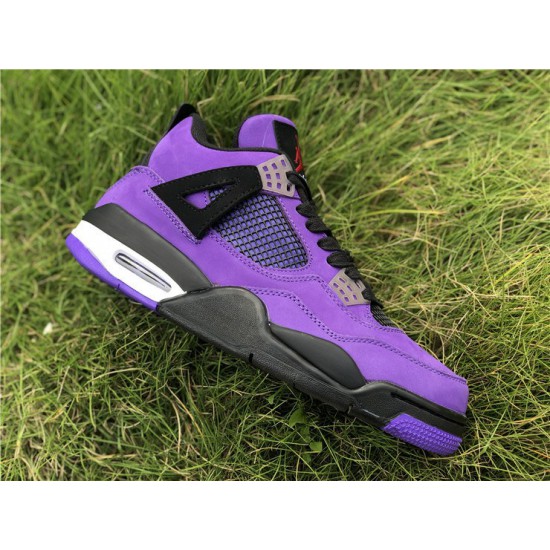 Travis Scott x Air Jordan 4 Purple For Men