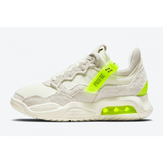 Jordan MA2 Off-White/Volt Hairy Suede CW5992-107 For Women